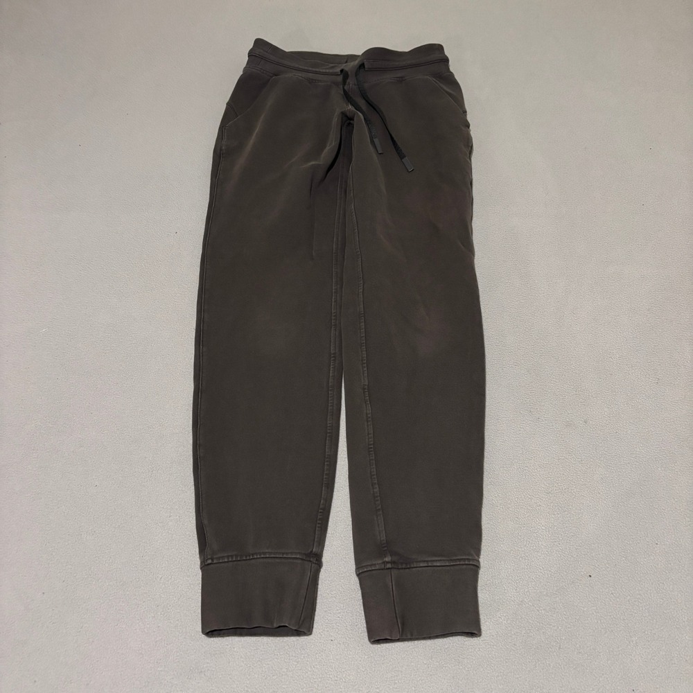 Lululemon Womens Ready To Fleece Jogger Size 4 Dark Charcoal Grey Athleisure